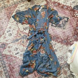 American Eagle Floral Duster
